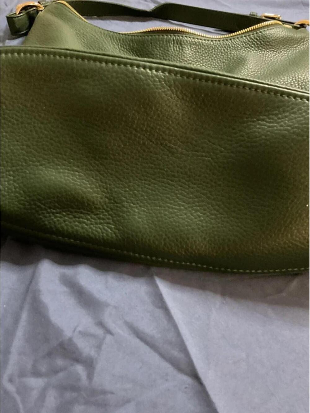 Michael Kors Emerald green Lupita large leather hobo bag - Picture 6 of 13